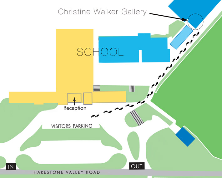 Christine Walker Gallery Map